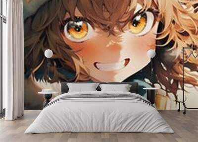 アニメスタイル 　japanese anime style Wall mural